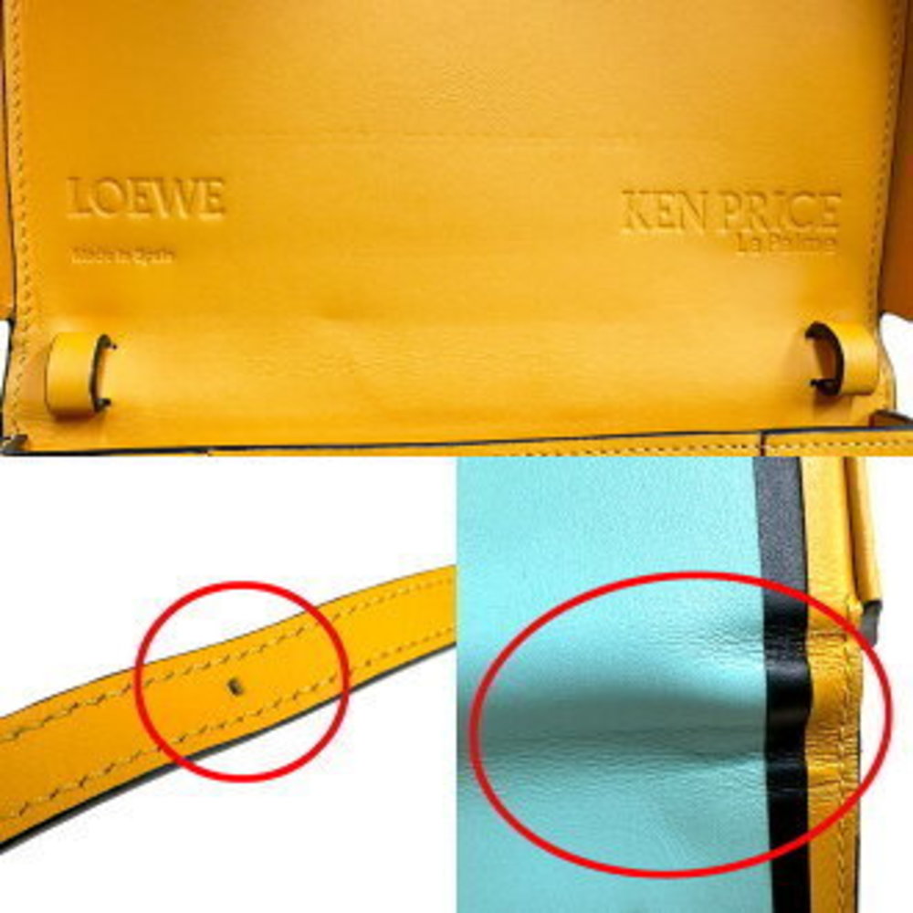 LOEWE Ken Price La Palme Heel Bag Shoulder Pochette Belt Crossbody - Picture 8 of 9